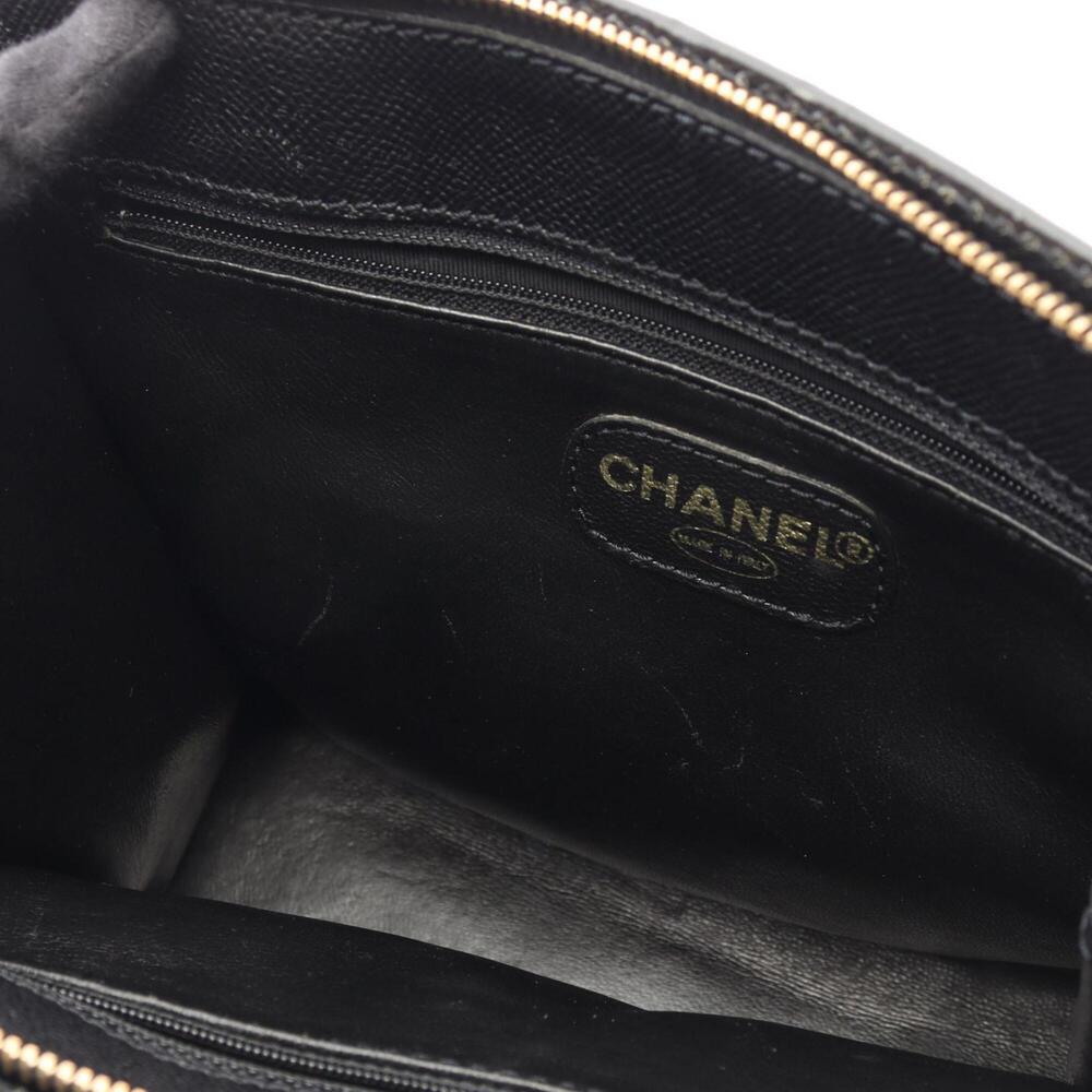 CHANEL Black Caviar Leather Tote Bag - Picture 12 of 13
